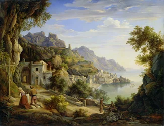 En el Golfo de Salerno, 1826